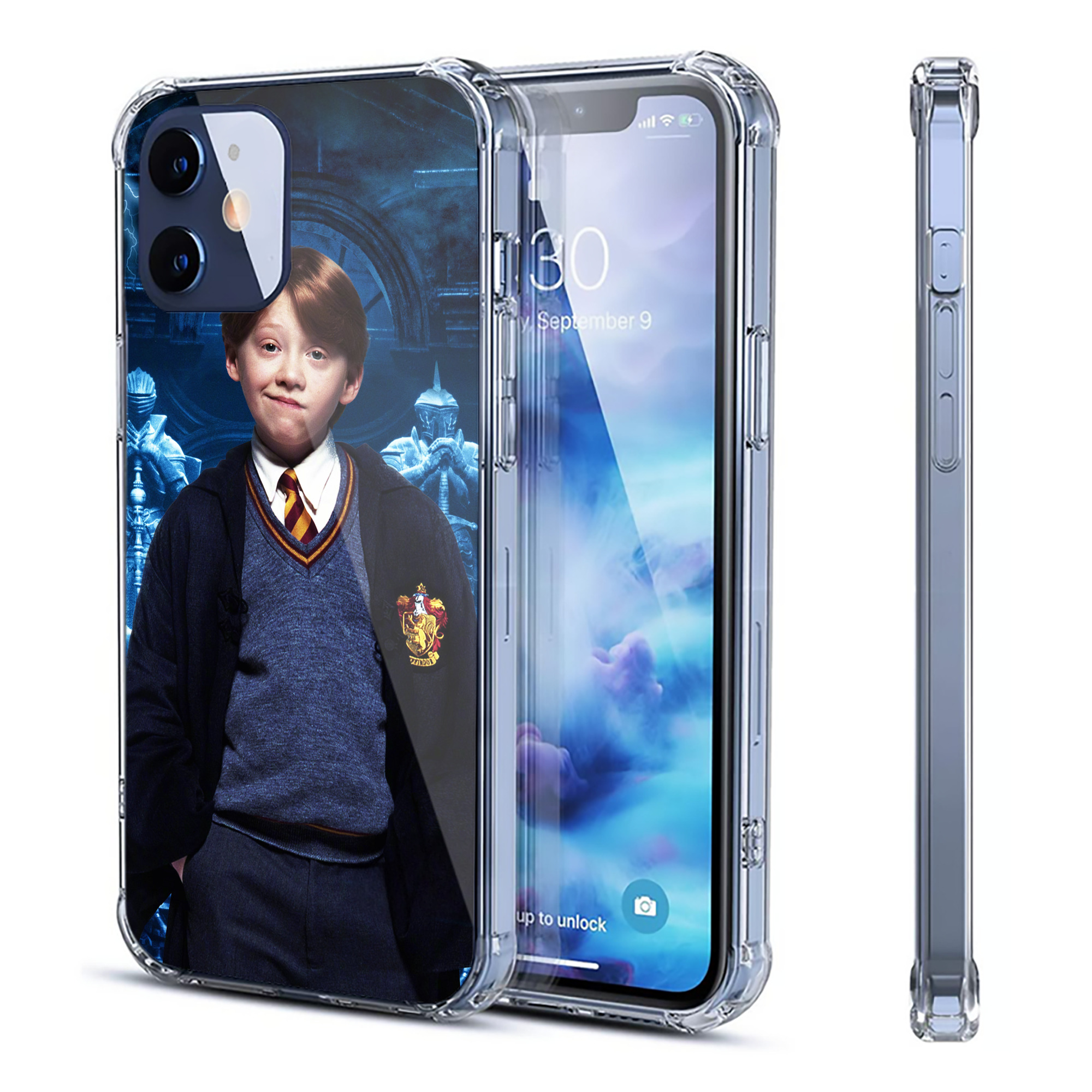 （画像用） Harry Potter ハリー・ポッターシリーズ 【iPhone 12シリーズ対応】透明スマホケース（クリアソフトケース）